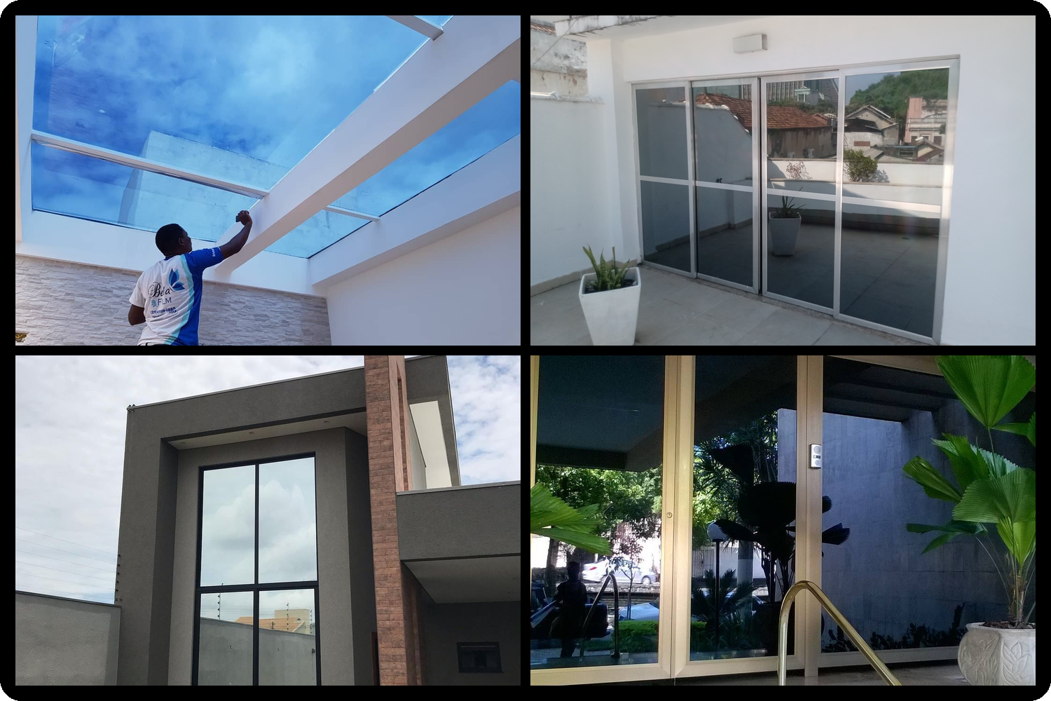 Insulfilm residencial aplicado em janelas