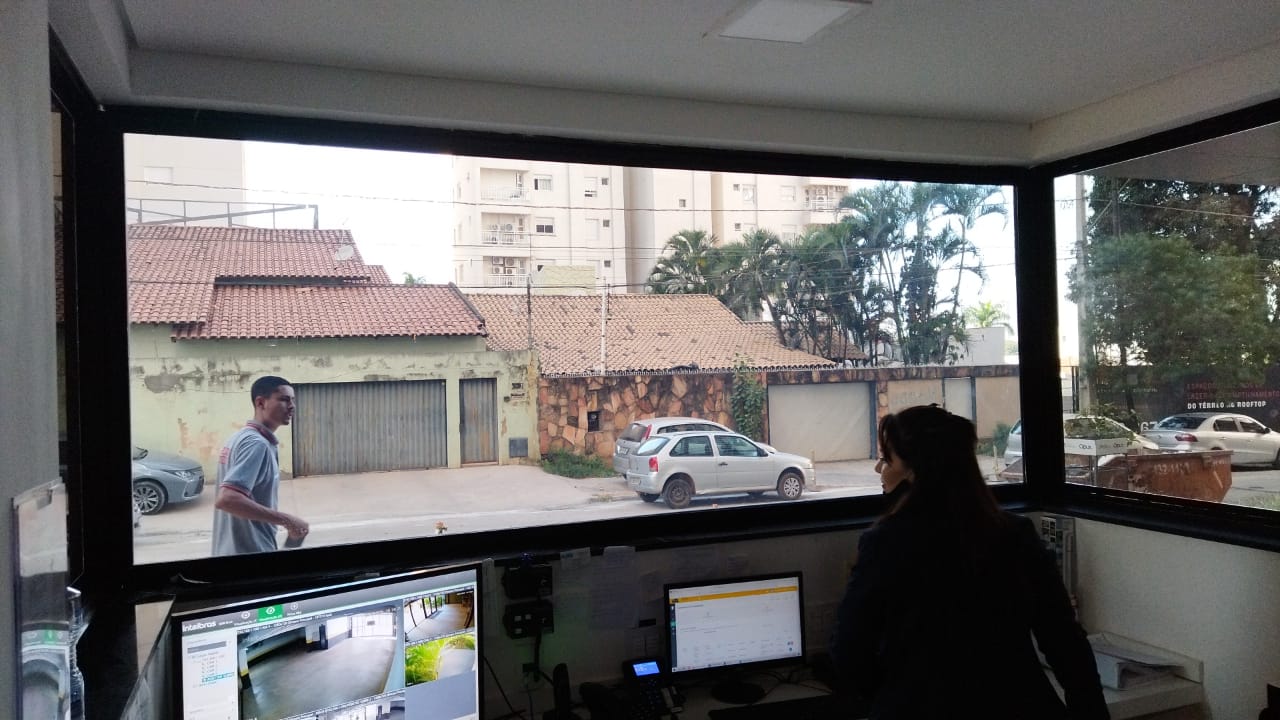 Película de alta tecnologia window film aplicada em janela