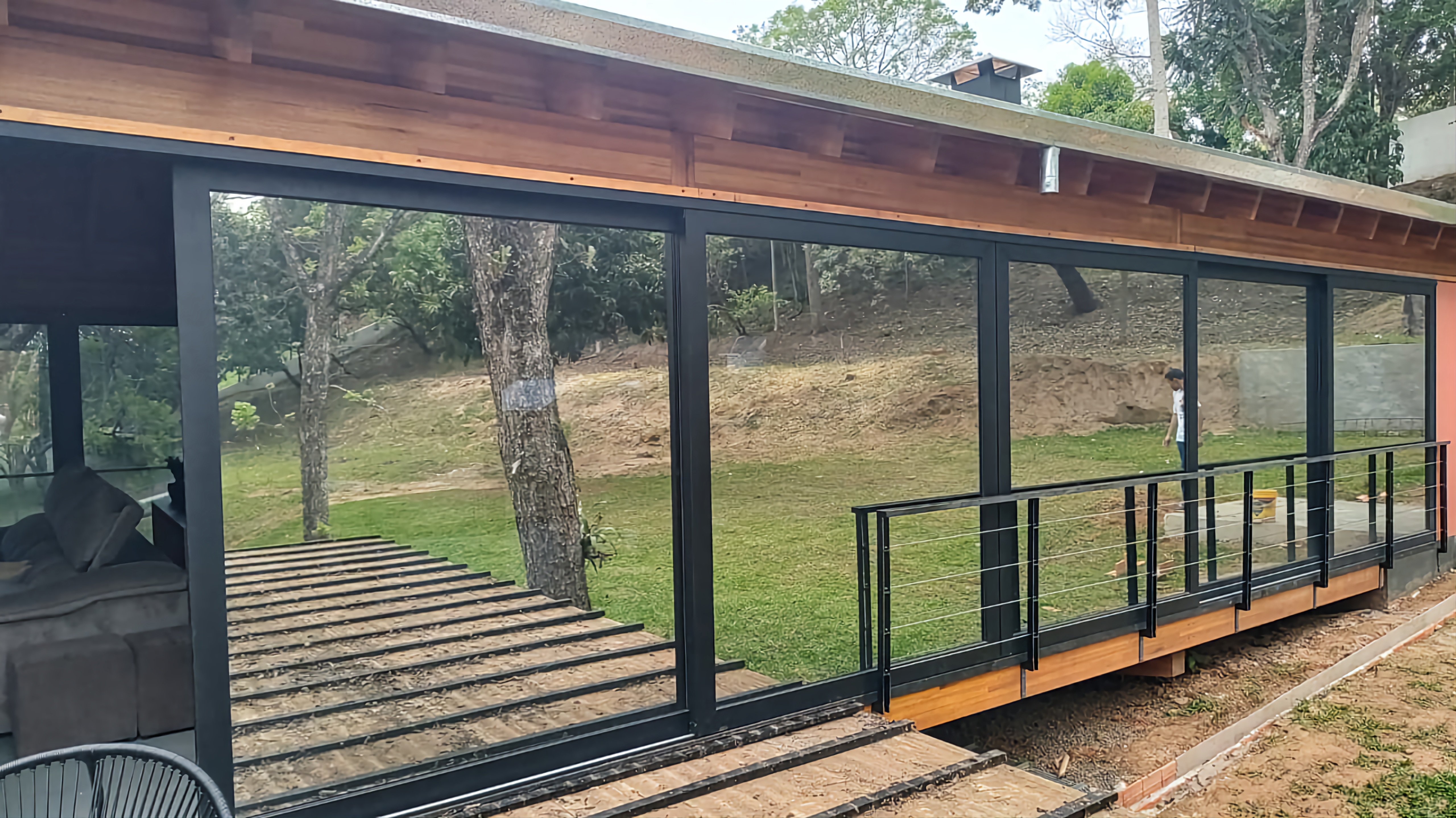 Película de alta tecnologia window film aplicada em janela